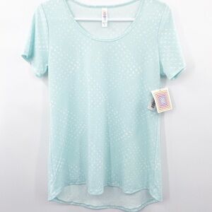 LULAROE | Tee Classic XS Blue White NWT